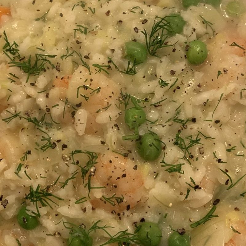 Prawn & Pea&nbsp;Risotto